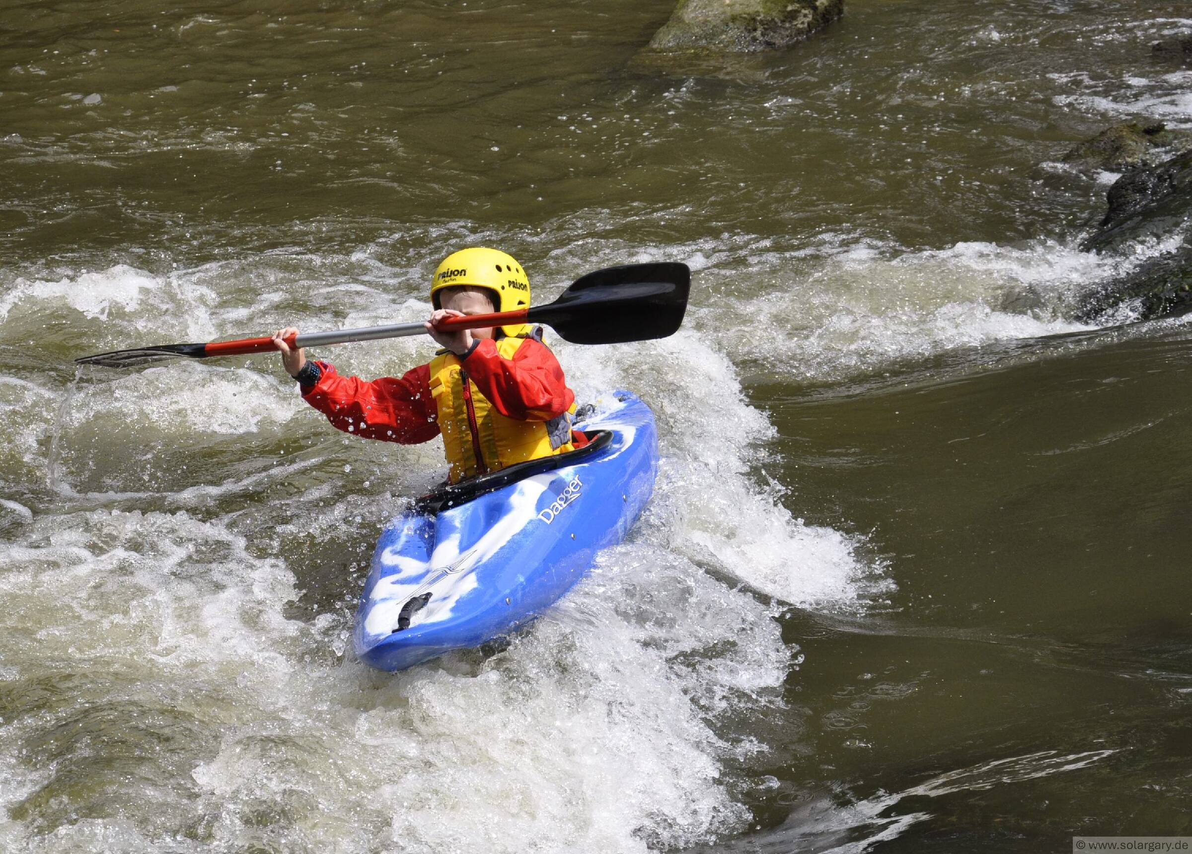 Kleiner Fluss ganz groß:
Wildwassertraining auf der Günz, 3.8.2019