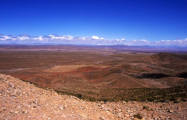 Ausblick vom Tizi-N-Tal-Rhemt(-Pass) zwischen Midelt und Er-Rachidia