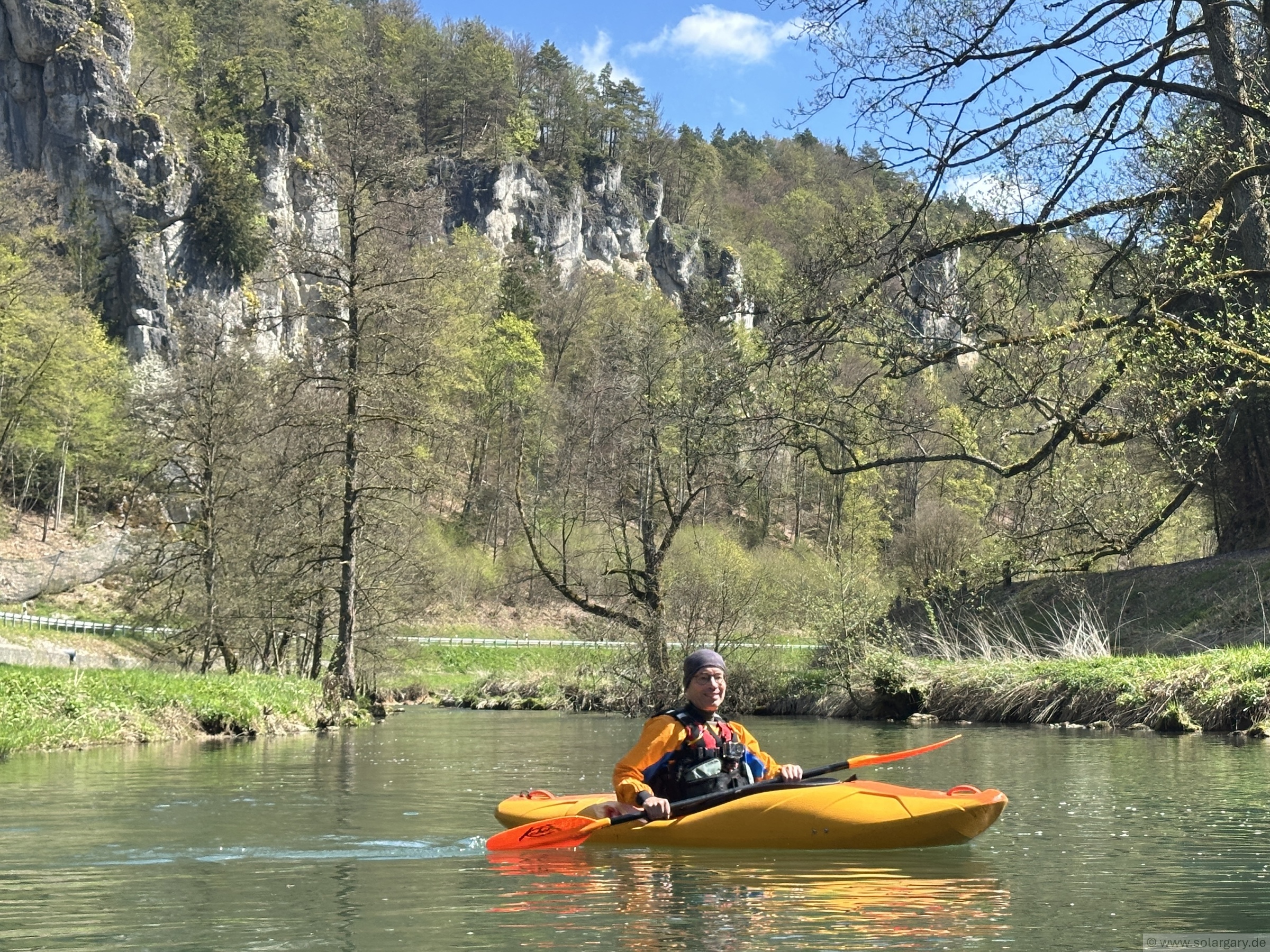 Der Autor auf der Wiesent (C) Manfred Eder